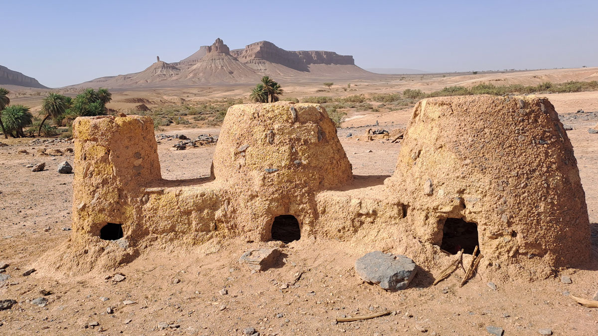 Anciens fours dans le Parc d'Iriki Maroc