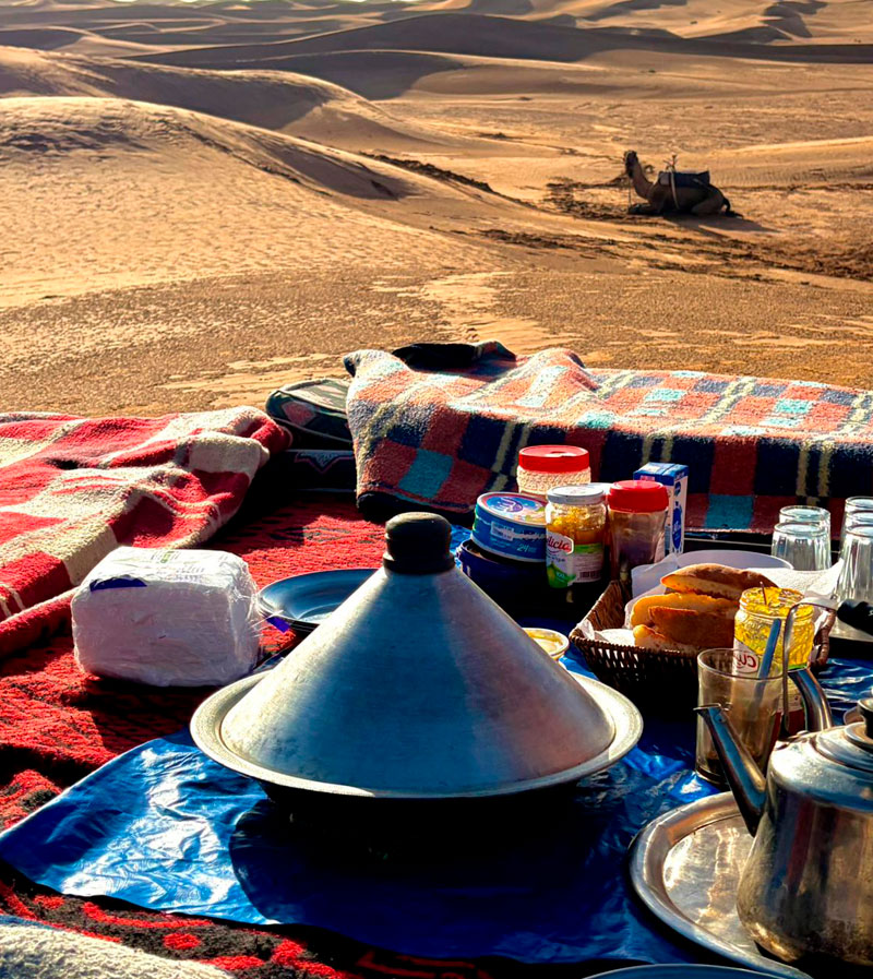 Petit déjeuner du trek depuis Marrakech Petit déjeuner du trek depuis Marrakech